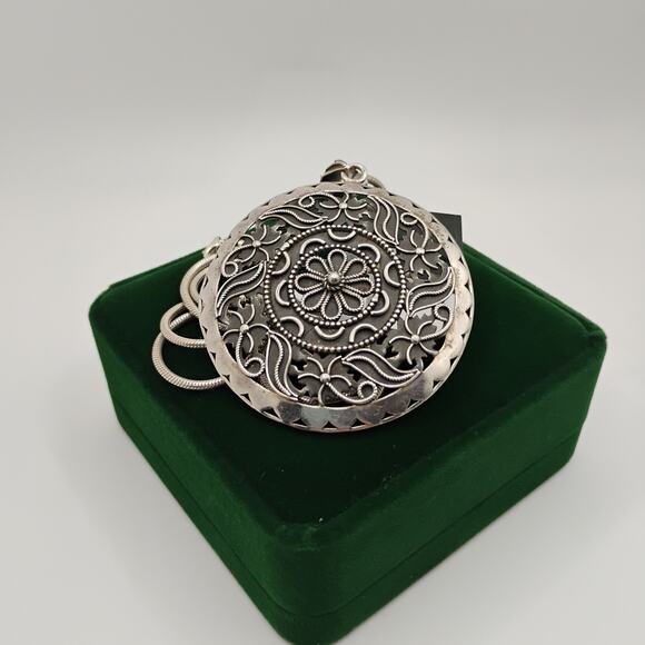 Doug Paulus Medallion Pendant on 30-inch Snake Chain - Picture 2 of 5